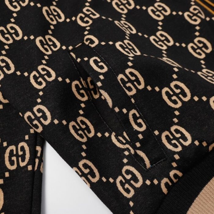 Jacket Track Gucci GG Monogram Black GC105 - Image 5