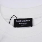 T-shirt Balenciaga x Supreme Collab White SP030 - Image 9