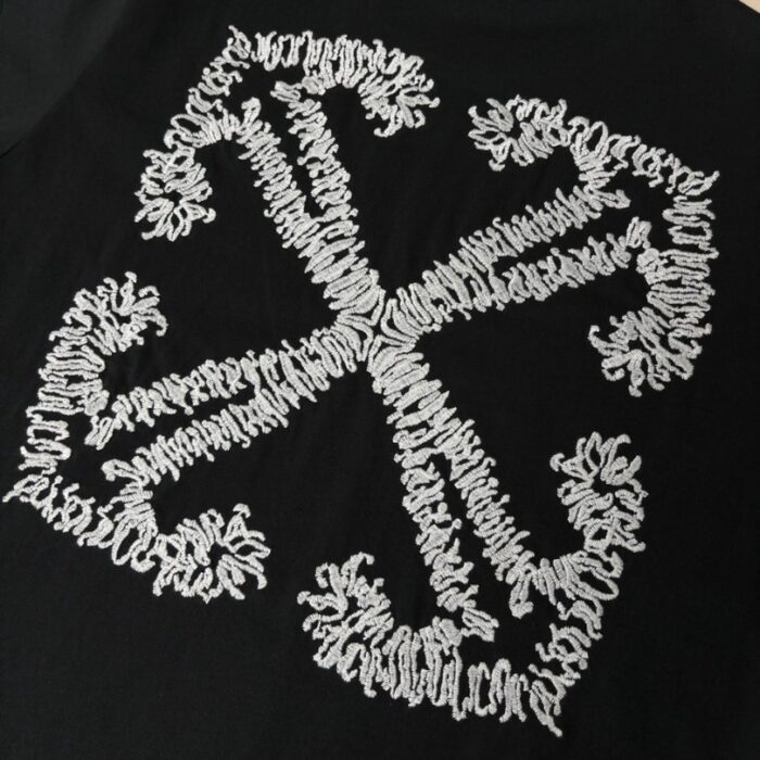 T-shirt Off-White Arrows Logo Black White OFF014 - Image 6
