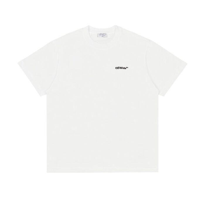 T-shirt Off-White Arrows Logo Black White OFF014 - Image 5