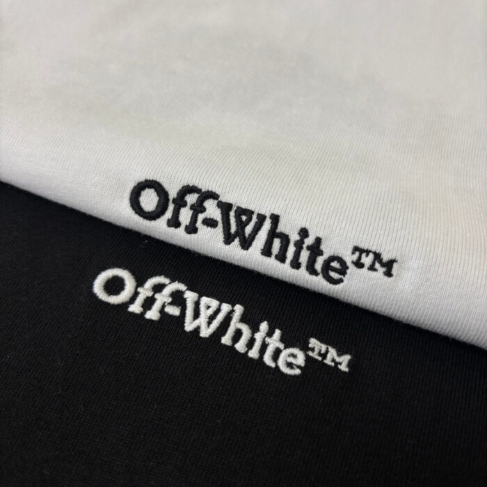 T-shirt Off-White Arrows Logo Black White OFF014 - Image 8