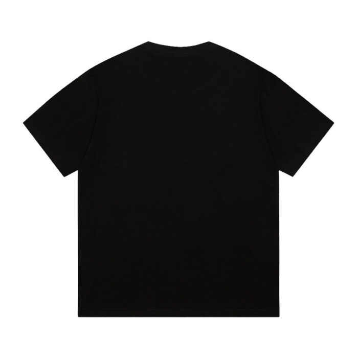 T-shirt Dior Black Graphic Logo Couture DO064 - Image 4