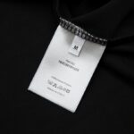 T-shirt Dior Black Graphic Logo Couture DO064 - Image 11