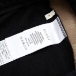 Shorts Gucci Black Monogram Side-Pocket GC094 - Image 10