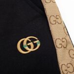 Shorts Gucci Black Monogram Side-Pocket GC094 - Image 4