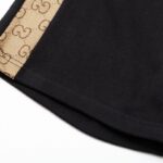 Shorts Gucci Black Monogram Side-Pocket GC094 - Image 9