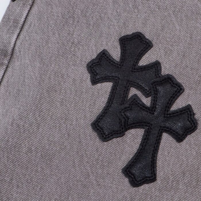 Jeans Chrome Hearts Cross Patch CH035 - Image 6