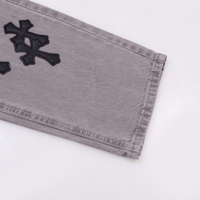 Jeans Chrome Hearts Cross Patch CH035 - Image 9