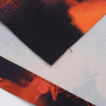 Shirt Prada Orange Black Graphic Print PD031 - Image 9