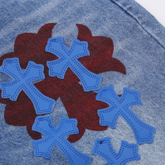 Jeans Chrome Hearts Box Cross Patch CH023 - Image 5