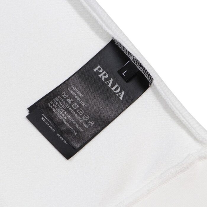 Sweatshirt Prada Deer Embroidery White PD023 - Image 10