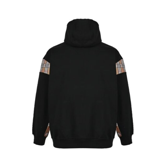 Hoodie Plaid-Detail Burberry BY003 - Image 4