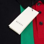 Polo Gucci Vertical Stripe Logo GC118 - Image 9