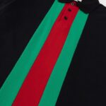 Polo Gucci Vertical Stripe Logo GC118 - Image 6