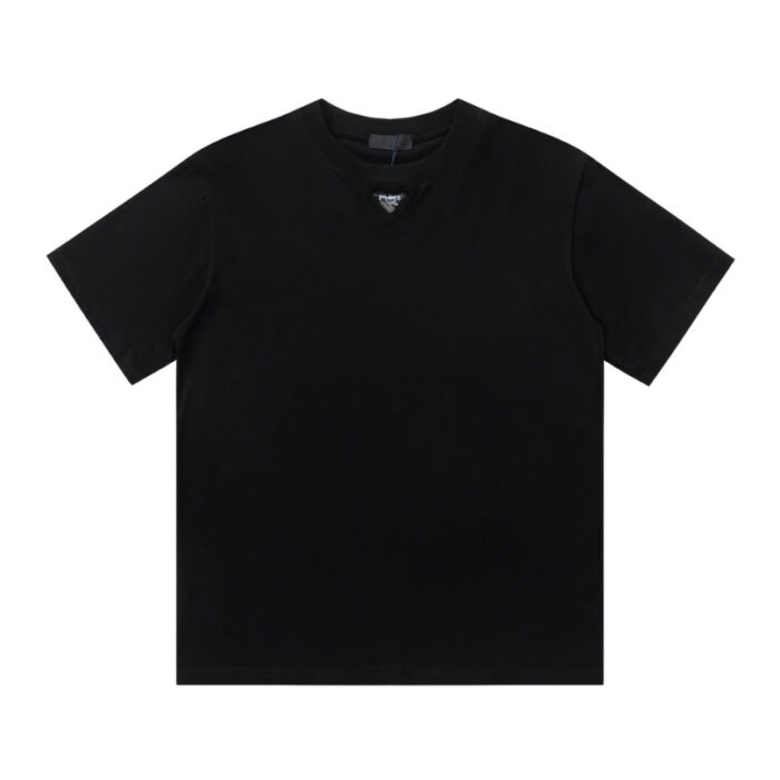 T-shirt Prada Milano Rope Logo Black PD007 - Image 2