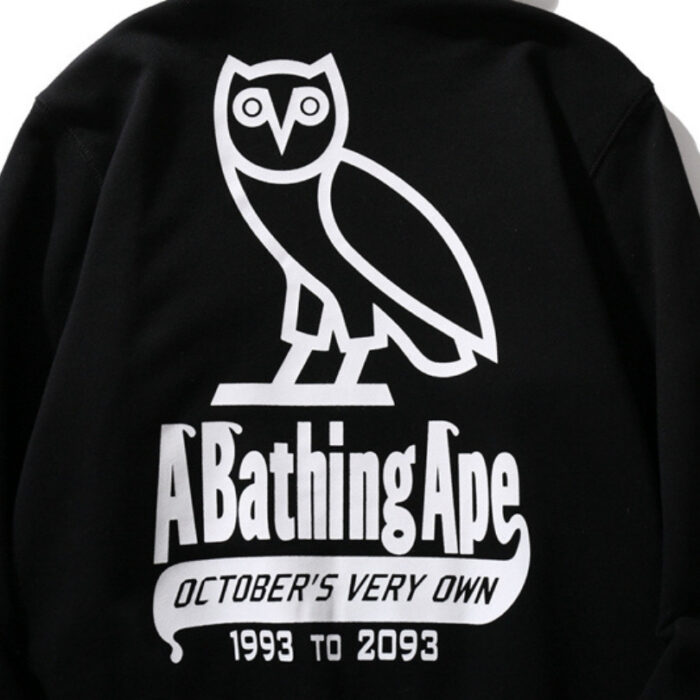 Hoodie BAPE Shark Camo OVO Black BP042 - Image 13