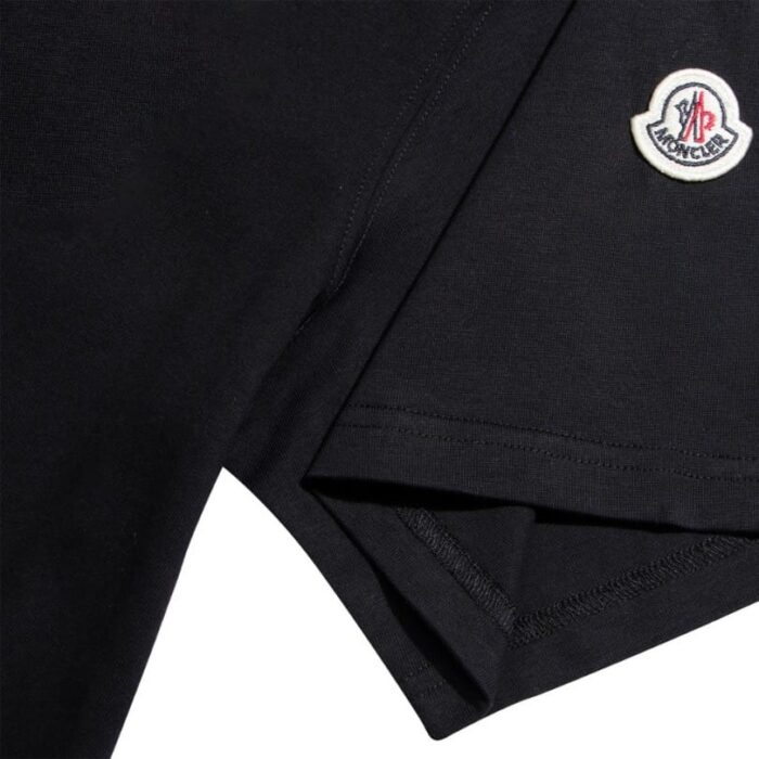 T-shirt Moncler Black Logo MCL029 - Image 6