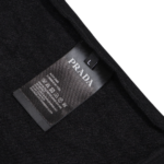 Sweatshirt Prada Milano Triangle Logo Black PD028 - Image 10