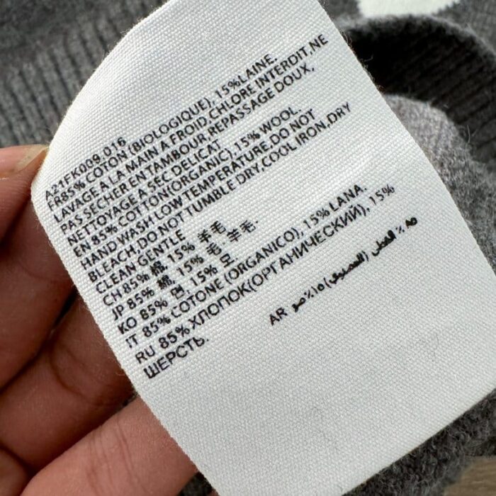 Sweater Ami Paris Ami de Coeur crew neck AMP001 - Image 13