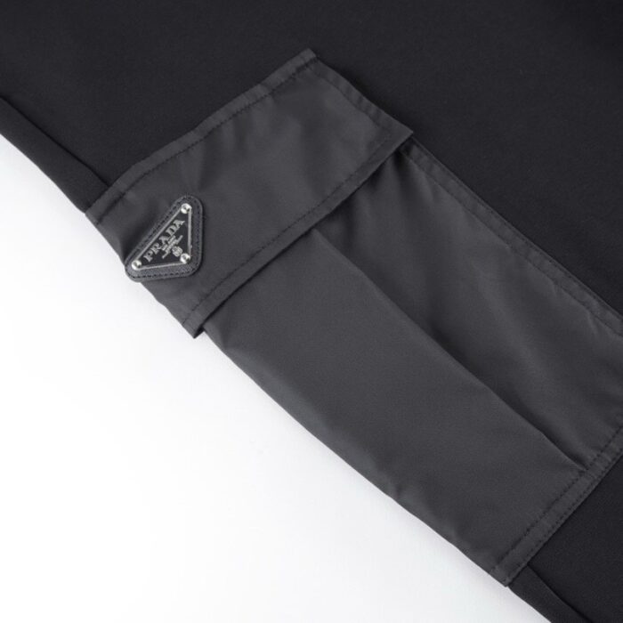 Pants Cargo Prada Black Nylon PD049 - Image 5
