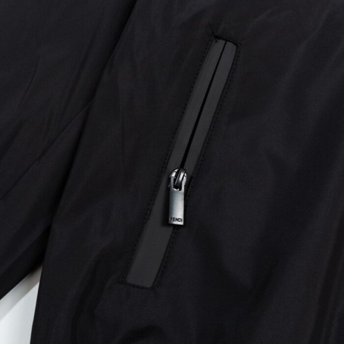 Jacket Windbreaker Fendi Eyes Black FE005 - Image 6