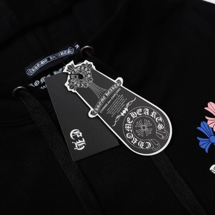 Hoodie Chrome Hearts Multicolor Cross Logo CH079 - Image 15