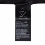 Bucket Hat Prada Black Nylon Pouch Strap PD030 - Image 10