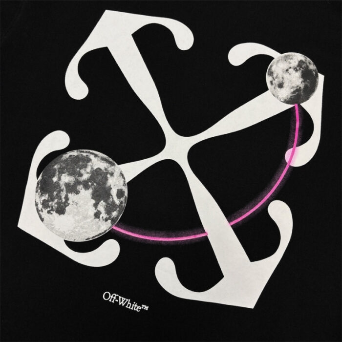 Hoodie Off-White Lunar Graphic OFF016 - Image 5