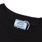 Sweatshirt Prada Deer Embroidery Black PD022 - Image 8