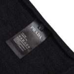 Sweatshirt Prada Deer Embroidery Black PD022 - Image 9