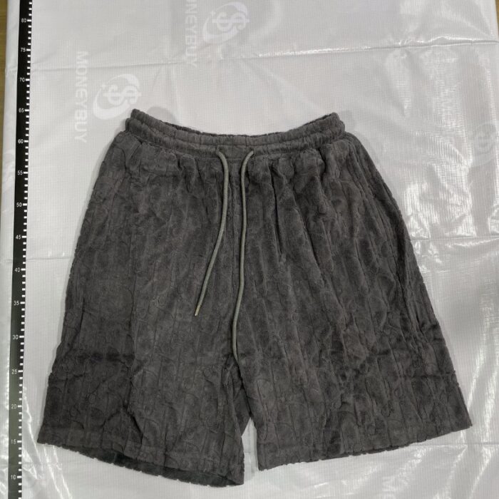 Short Dior Monogram Black Drawstring DO056 - Image 10