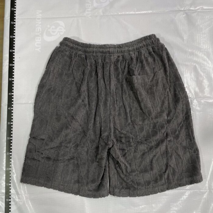 Short Dior Monogram Black Drawstring DO056 - Image 9