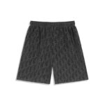 Short Dior Monogram Black Drawstring DO056 - Image 2