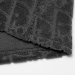Short Dior Monogram Black Drawstring DO056 - Image 8