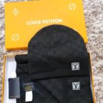 Louis Vuitton Beanie + Scarf LV122 - Image 2