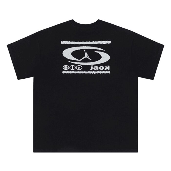 T-shirt Travis Scott x Jordan Black JDN016 - Image 2