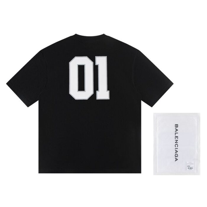 T-shirt Balenciaga Black BL159 - Image 2