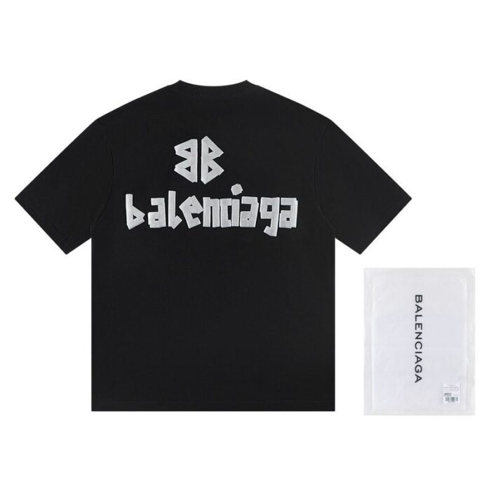 T-shirt Balenciaga Black BL172 - Image 2