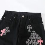 Pants Chrome Hearts Jeans Cross Patch CH114 - Image 3