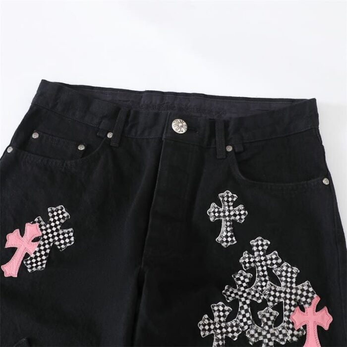 Pants Chrome Hearts Jeans Cross Patch CH114 - Image 3