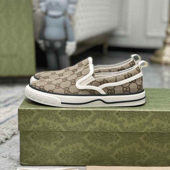 Sneaker Gucci Slip On GG Supreme Monogram GC198 - Image 2