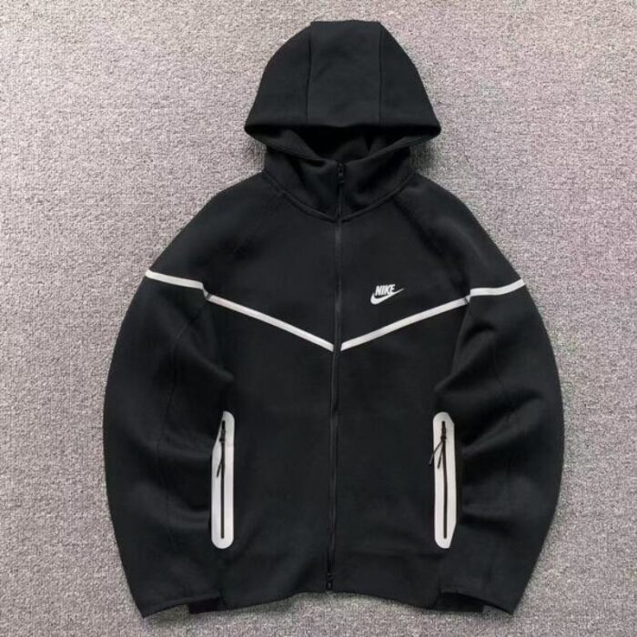 Set Nike Tech Fleece Black (Reflective) NK057 - Image 2