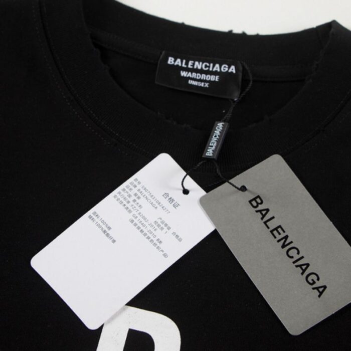 T-shirt Balenciaga Paris France BL162 - Image 4