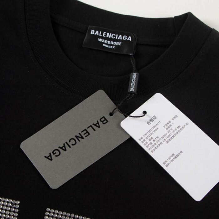 T-shirt Balenciaga Paris France BL164 - Image 4