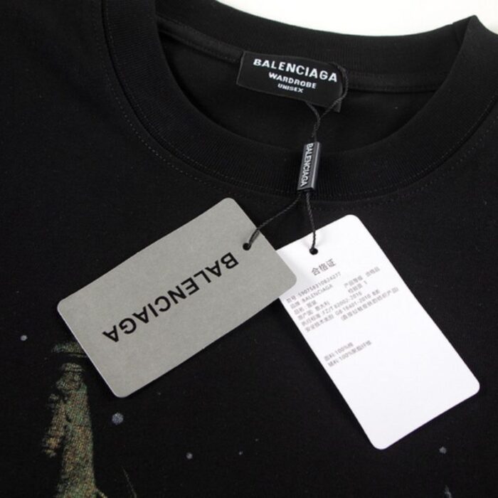 T-shirt Balenciaga Paris Statue Of Liberty BL171 - Image 4