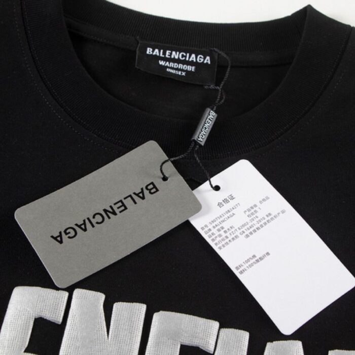 T-shirt Balenciaga Black BL172 - Image 4