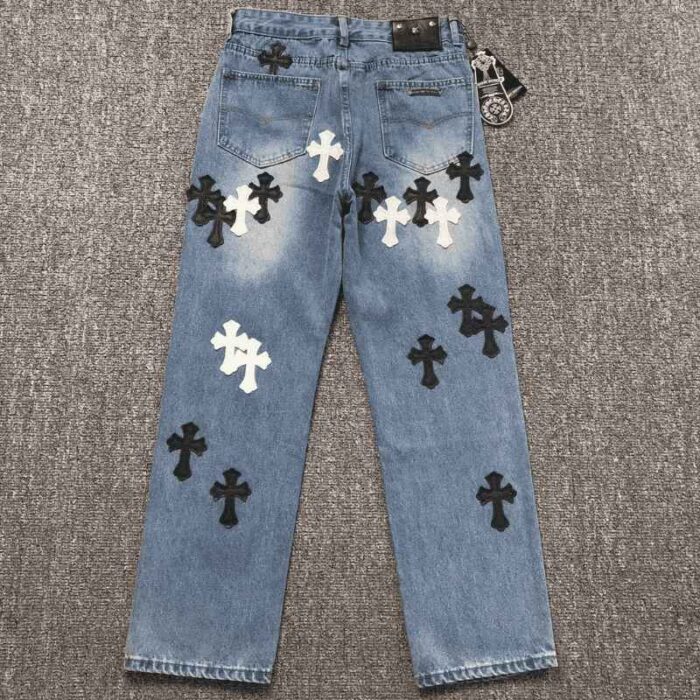 Pants Chrome Hearts Jeans Cross CH136 - Image 3