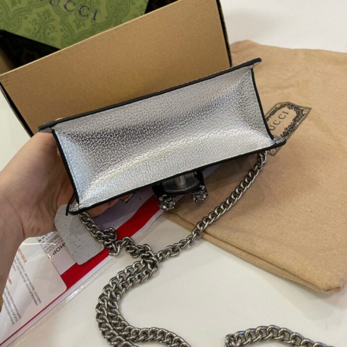 Gucci Tote Dionysus Silver Bag GC247 - Image 4