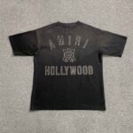 T-shirt Amiri Skate Black AM042 - Image 4