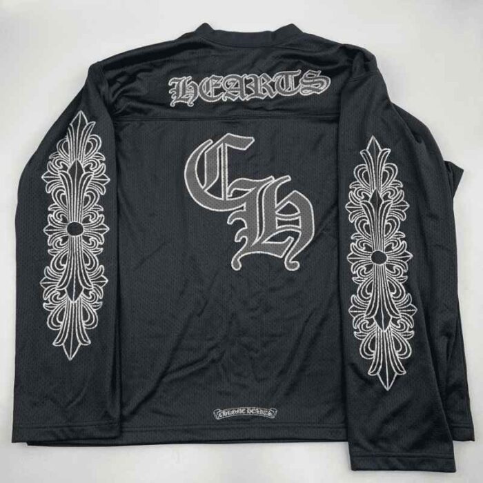 T-Shirt Chrome Hearts Stadium Jersey Black CH127 - Image 4